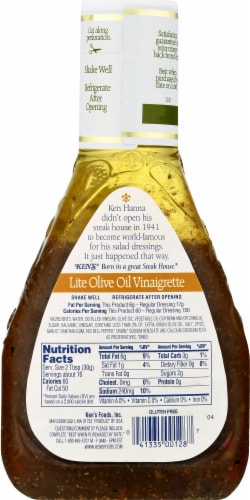 Ken’s Steak House® Light Olive Oil Vinaigrette Salad Dressing