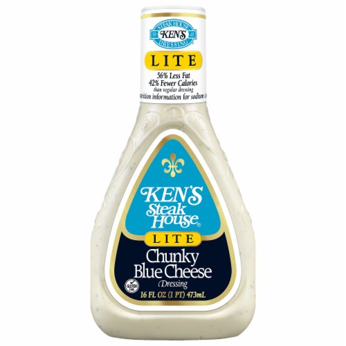 Ken's Steak House® Light Chunky Blue Cheese Salad Dressing Perspective: left