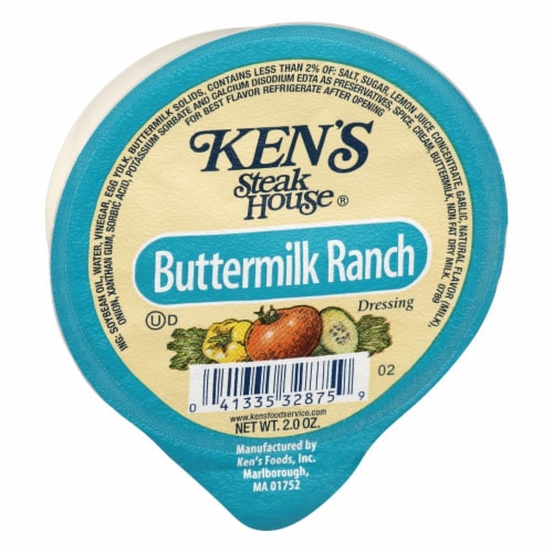 Ken's Steak House Buttermilk Ranch Dressing Perspective: left