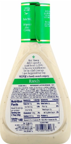 Ken's Steak House® Ranch Salad Dressing Perspective: left