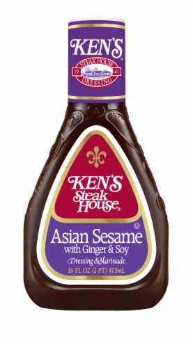 Ken's Steak House® Asian Sesame Salad Dressing & Marinade Perspective: left