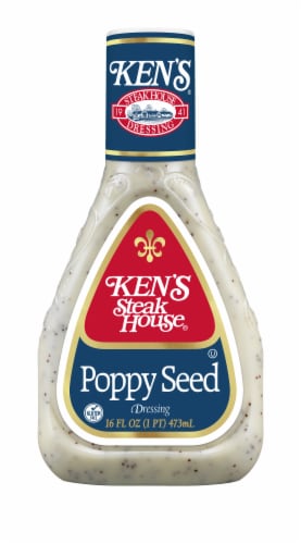 Ken's Steak House Poppy Seed Salad Dressing Perspective: left
