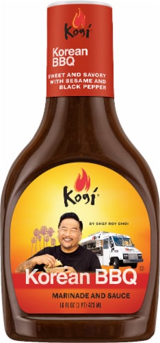 Kogi Korean BBQ Marinade and Sauce Perspective: left
