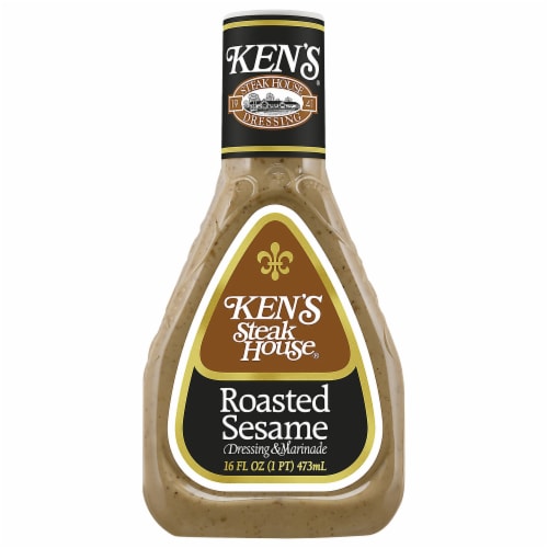Ken's Steak House® Roasted Sesame Salad Dressing & Marinade Perspective: left