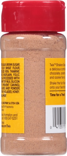 Twix Shakers Chocolate Caramel & Cookie Flavored Seasoning Blend Perspective: left
