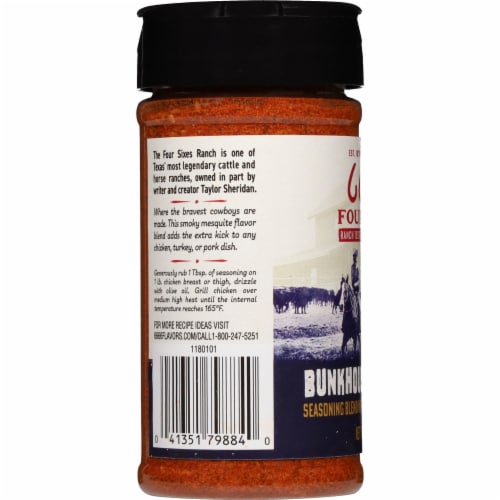 Four Sixes™ Bunkhouse Campfire Seasoning Blend Perspective: left