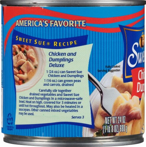 Sweet Sue® Chicken & Dumplings Perspective: left