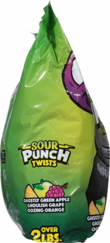 Sour Punch® Assorted Flavors Individually Wrapped Twists Perspective: left
