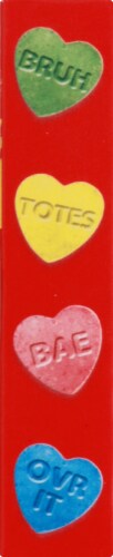 Sour Patch Kids Conversation Hearts Candy Perspective: left