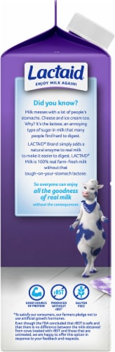 Lactaid® Lactose Free Skim Milk Perspective: left