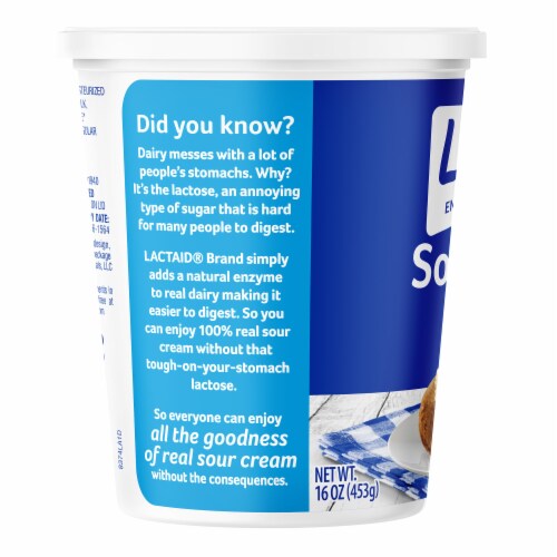 Lactaid® Lactose Free Sour Cream Perspective: left