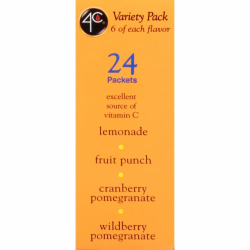 4C® Sugar Free Drink Mix Variety Pack 24 Count Perspective: left