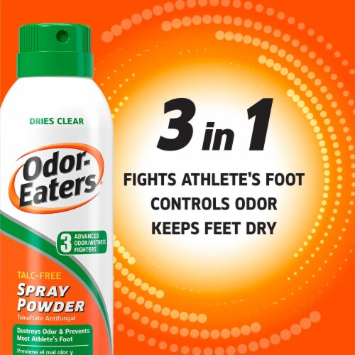 Odor-Eaters® Talc-Free Antifungal Foot Spray Powder Perspective: left