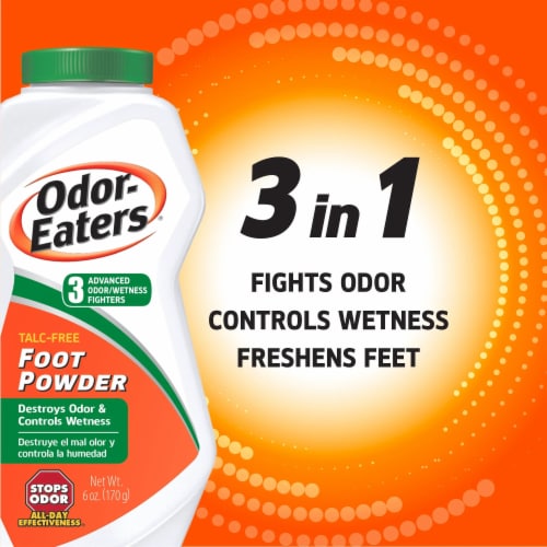 Odor-Eaters® Talc-Free Foot Powder Perspective: left