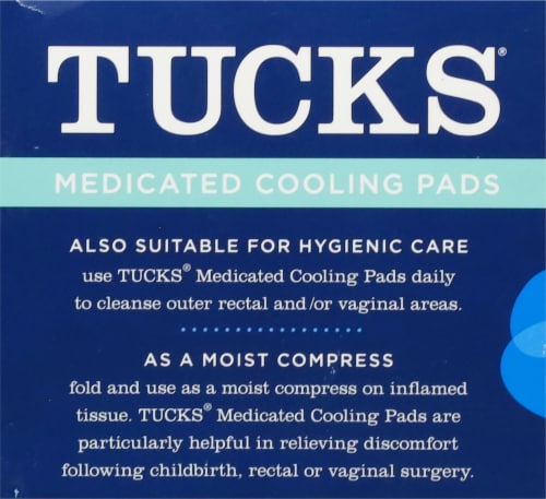 Tucks® Medicated Hemorrhoidal Cooling Pads Perspective: left