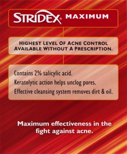 Stridex® Maximum Soft Touch Acne Control Pads Perspective: left