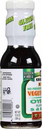 Kikkoman® Gluten Free Vegetarian Oyster Flavored Sauce - Case Sale Perspective: left