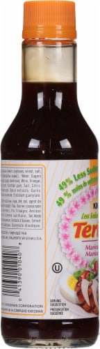 Kikkoman® Less Sodium Teriyaki Sauce Perspective: left