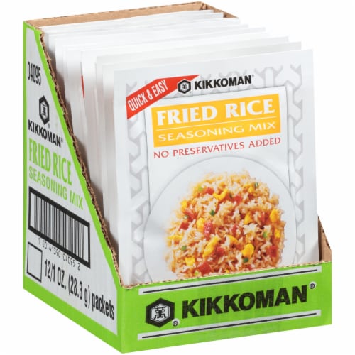 Kikkoman Fried Rice Seasoning Mix (1 oz Packets) 4 Pack