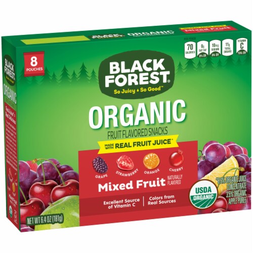 Black Forest® Organic Mixed Fruit Fruit Flavored Snacks Perspective: left