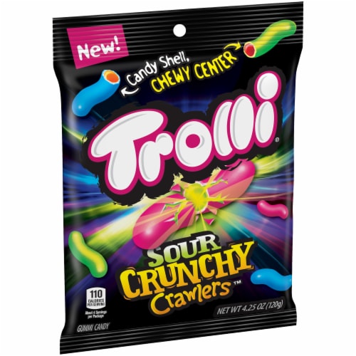 Trolli® Sour Crunchy Crawlers™ Candy Perspective: left