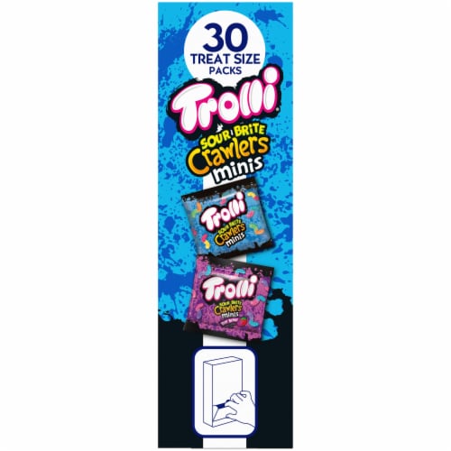 Trolli Sour Brite Crawlers - Assorted - 30 pk Perspective: left
