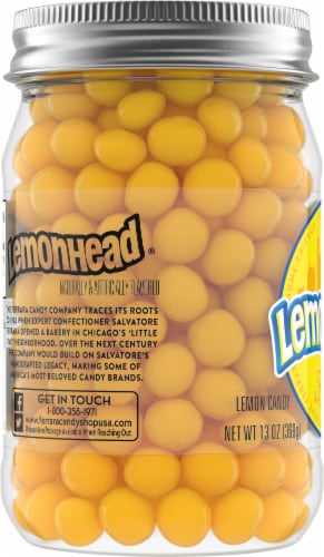 Lemonhead® Lemon Candy Jar Perspective: left