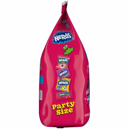 Nerds® Mixed Candy Party Size Variety Bag Perspective: left