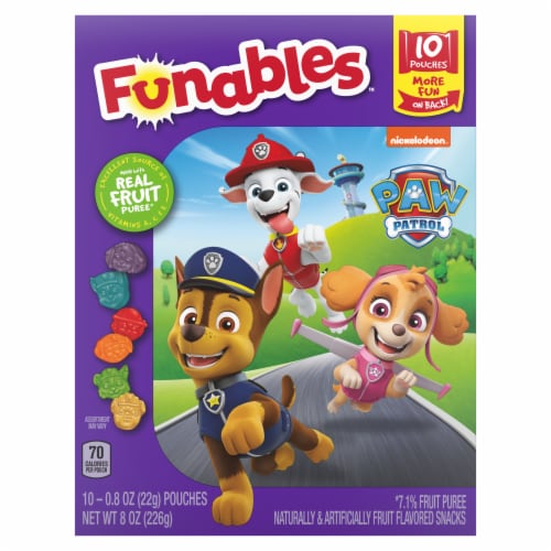 Funables - Funables, Fruit Flavored Snacks, Trolls (10 count