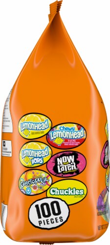 Kiddie Mix® Lemonhead Assorted Mix Candy Bag Perspective: left