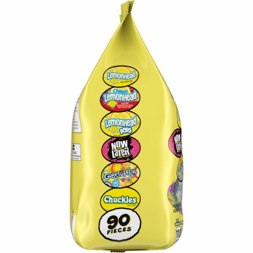 Lemonhead Kiddie Mix Assorted Candy Bag Perspective: left