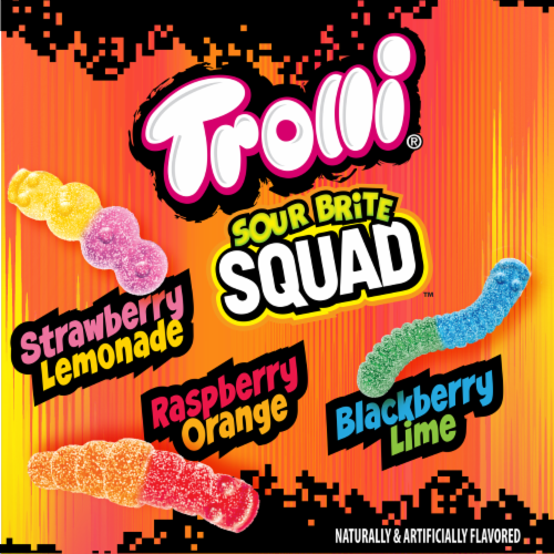 Trolli Sour Brite Squad Peg Bag Perspective: left