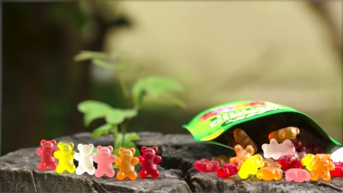 Black Forest® Organic Gummy Bears Perspective: left