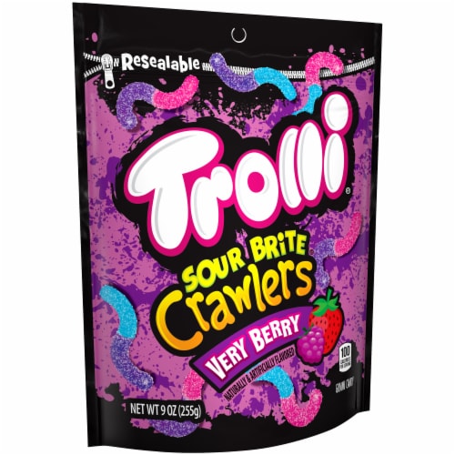 Trolli Very Berry Sour Brite Crawlers Perspective: left