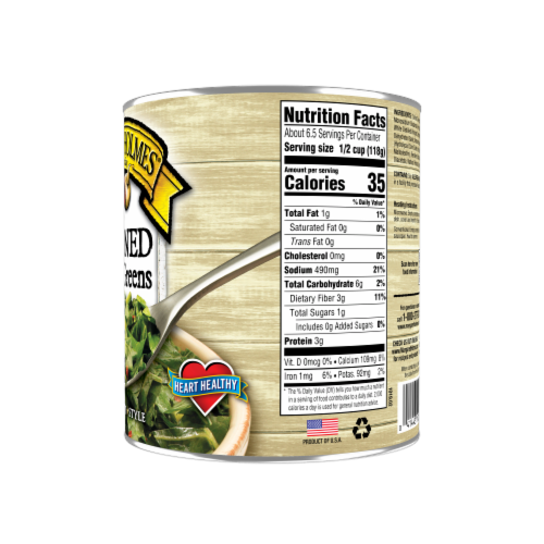 Margaret Holmes® Seasoned Collard Greens Perspective: left