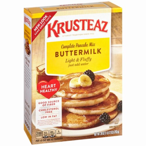 Krusteaz Heart Healthy Buttermilk Pancake Mix Perspective: left