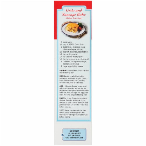 Albers® Enriched Hominy Quick Grits Perspective: left