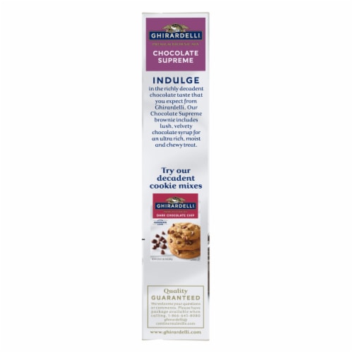 Ghirardelli® Supreme Chocolate Brownie Mix Perspective: left