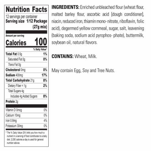 Krusteaz® Southern Cornbread & Muffin Mix Perspective: left