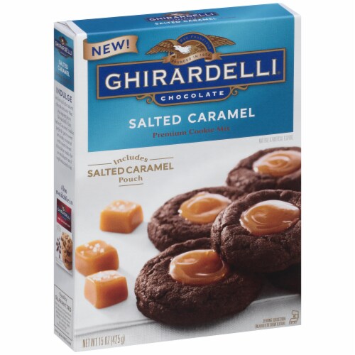 Ghirardelli® Salted Caramel Premium Cookie Mix Perspective: left