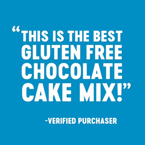 Krusteaz® Gluten Free Chocolate Cake Mix Perspective: left