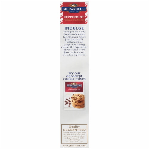 Ghirardelli Peppermint Premium Brownie Mix Perspective: left