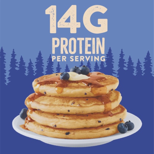 Krusteaz® Protein Blueberry Pancake Mix Perspective: left