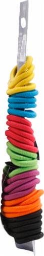 Goody Ouchless Candy Coated No-Metal Elastics Perspective: left