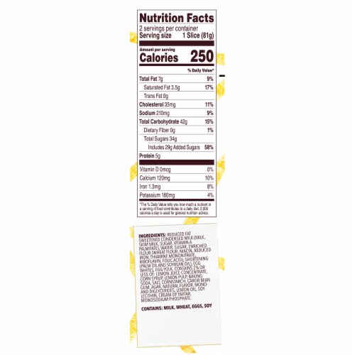 Edwards® Lemon Meringue Pie Slices Perspective: left