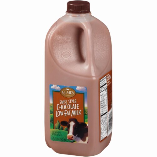 Kemps Swiss Style 1% Low Fat Chocolate Milk Perspective: left