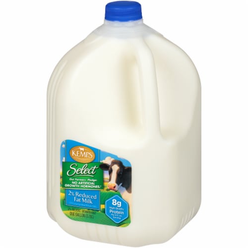Kemps Select 2% Reduced Fat Milk Perspective: left
