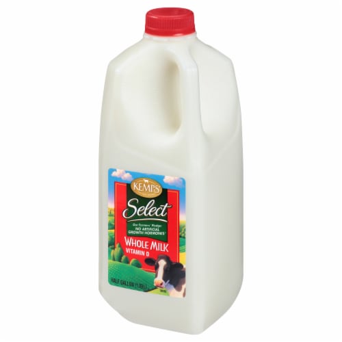 Kemps Select Vitamin D Whole Milk Perspective: left