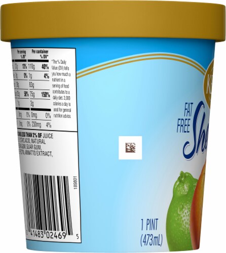 Kemps® Rainbow Sherbet Pint Perspective: left