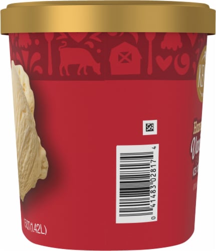 Kemps® Old Fashioned Homemade Vanilla Ice Cream Tub Perspective: left